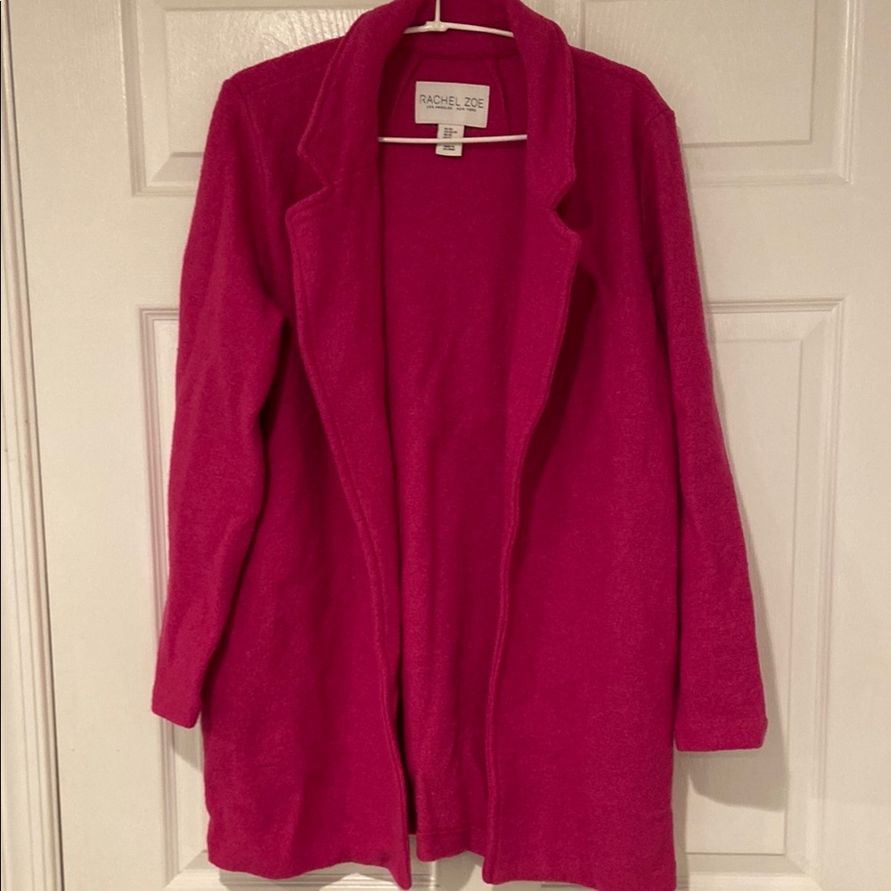 Rachel Zoe Pink Cardigan Sweater with Open Front